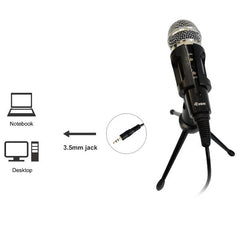 EQUIP - MINI MICROFONO STEREO 3.5mm DA TAVOLO