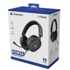 CUFFIE GAMING CABLATE JACK 3,5MM PLAYSTATION® PS5™ CERTIFICATE, DRIVER 50MM - PLASTICA RICICLATA 85% - TRUST GXT498 FORTA NERO
