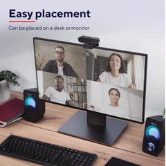 WEBCAM FULL HD 1980X1080p FILTRO PRIVACY - 85% PLASTICA RICICLATA - TRUST TW-200 - NERO