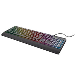 TASTIERA GAMING CABLATA ILLUMINATA - LAYOUT ITALIANO - TRUST BASIC - NERO