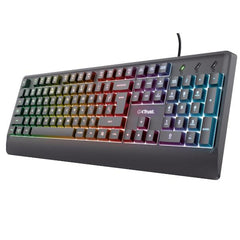 TASTIERA GAMING CABLATA ILLUMINATA - LAYOUT ITALIANO - TRUST BASIC - NERO