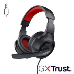CUFFIE GAMING CABLATE JACK 3,5MM MULTIPIATTAFORMA,OVER-EAR - TRUST BASIC NERO