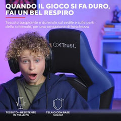 SEDIA GAMING GXT 703B RIYE - NERO/BLU