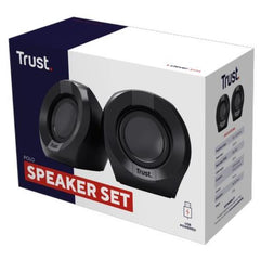 SET ALTOPARLANTI SPEAKERS 2.0 8W PICCO (4W RMS) - TRUST POLO 2.0 - NERO