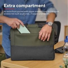 BORSA LAPTOP/NOTEBOOK FINO A 16" ECO - REALIZZATA CON PET RICICLATO - TRUST LISBOA VERDE