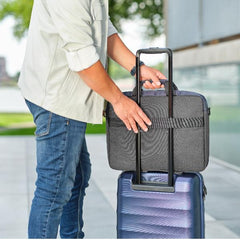 BORSA LAPTOP/NOTEBOOK FINO A 16" ECO - REALIZZATA CON PET RICICLATO - TRUST LISBOA NERO