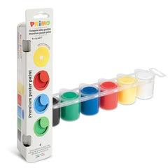 TEMPERA IN VASETTO 25 ML - 6 COLORI BRILLANTI