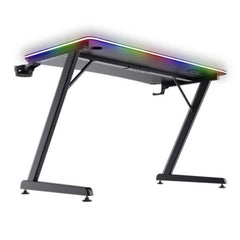 SCRIVANIA GAMING RGB PRO DESK - TRUST GXT710 LUMINUS PRO RGB - NERO