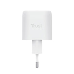 ALIMENTATORE USB-C GAN 30W - PLASTICA RICICLATA 50% - TRUST MAXO - BIANCO