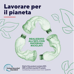 ALIMENTATORE/CARICABATTERIA 65W 2 PORTE USB-C GAN - PLASTICA RICICLATA 50% - TRUST MAXO - NERO