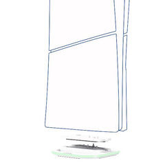 SUPPORTO VERTICALE TRUST GXT229 A LED PER PS5 - BIANCO