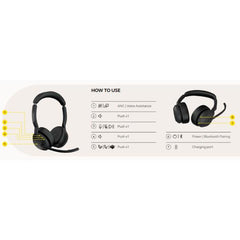 25599-899-899 JABRA EVOLVE2 55 MONO MS LINK 380C