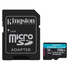 MicroSD Canvas Go! Plus 256GB con adattatore