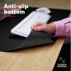 TAPPETINO/MOUSEPAD XXL PROTEGGI SCRIVANIA MISURA 900x430 - TRUST BENYA XXL - NERO