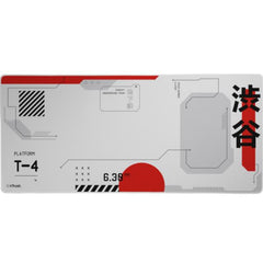 TAPPETINO/MOUSEPAD XXL - LAVABILE - PROTEGGI SCRIVANIA MISURA 930x400 - TRUST GXT 759 - JAPAN WHITE