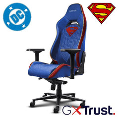 SEDIA GAMING PRO PREMIUM LICENZIATA (DC) SUPERMAN - TRUST GXT721SM RUYA PRO SUPERMAN BLU