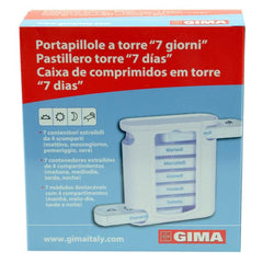 PORTAPILLOLE SETTIMANALE x4 TOWER - italiano/tedesco