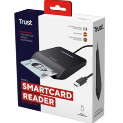 LETTORE DI SMART CARD DNI (TIPO TESSERA SANITARIA) - USB C - TRUST PRIMO NERO
