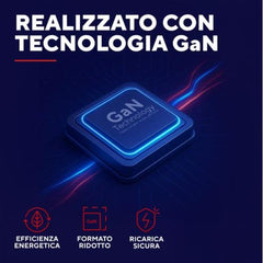 CARICA BATTERIA/ALIMENTATORE 65W GaN ULTRACOMPATTO PER NINTENDO SWITCH II - PLASTICA RICICLATA 100% - TRUST GXT 1258 - NERO