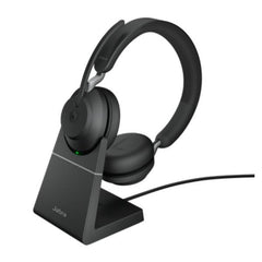 JABRA EVOLVE2 65 MS STEREO NEROcon base di ricarica
