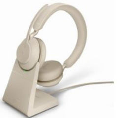 JABRA EVOLVE2 65 MS STEREO NEROcon base di ricarica