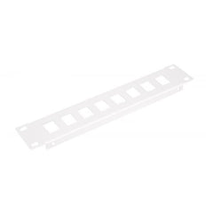 EQUIP - PATCH PANEL 8-PORTE KEYSTONE 10', 1U, GRIGIO