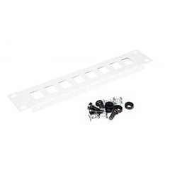 EQUIP - PATCH PANEL 8-PORTE KEYSTONE 10', 1U, GRIGIO