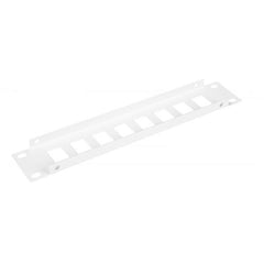 EQUIP - PATCH PANEL 8-PORTE KEYSTONE 10', 1U, GRIGIO