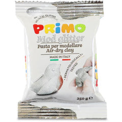 PASTA PER MODELLARE 250GR - ARGENTO GLITTER