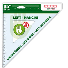 SQUADRA UNI PER MANCINI 45° 30 CM