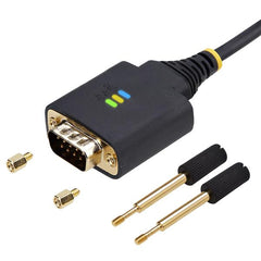Cavo da USB a seriale a 2 porte da 4m, Viti/dadi DB9 intercambiabili