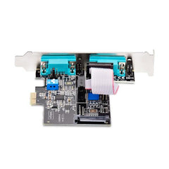 Scheda Seriale PCIe a 2 porte, scheda PCI Express a doppia porta RS232/RS422/RS485 (DB9)