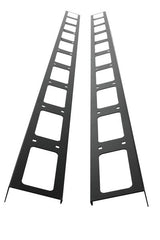 COPPIA CANALA VERTICALE GESTIONE CAVI 24U CON 4 ANELLI