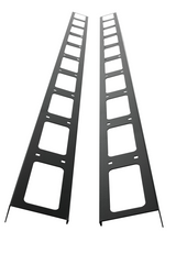 COPPIA CANALA VERTICALE GESTIONE CAVI 48U CON 10 ANELLI