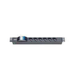 PDU 1U 6 PRESE UNIVERSALE CON INTERRUTTORE MAGNETICO