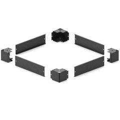 Kit zoccolo H100mm per Armadi a pavimento Serie Network e Server, nero
