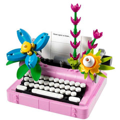 MACCHINA DA SCRIVERE CON FIORI