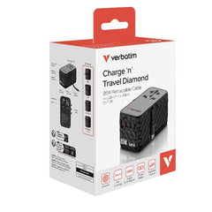 Adattatore universale GAN III 85W con cavo USB C incorporato