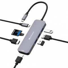 USB C Pro multiporte HUB 8 IN 1 HDMI 8K PD 85W