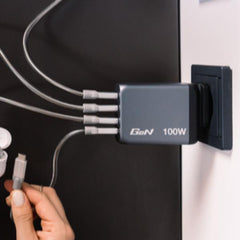 Caricabatterie da Parete GaN 4 porte 100W