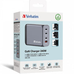 Caricabatterie da Parete GaN 4 porte 240W