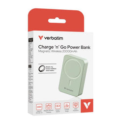 POWER BANK 20000mAh Magnetico GREEN