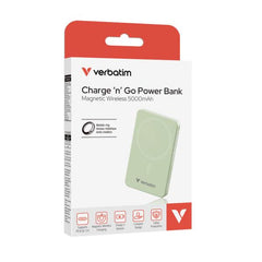 POWER BANK 5000MAH MAGNETICO GREEN