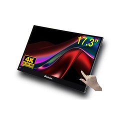 Monitor Portatile Touchscreen 4K 17.3" Metal Housing