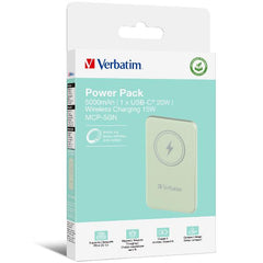 POWER BANK 5000MAH Magnetico GREEN