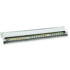 EQUIP - PATCH PANEL 48-PORTE CAT.6 SCHERMATO 1U 19", Grigio Chiaro