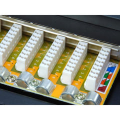 EQUIP - PATCH PANEL 16-PORTE CAT.6 SCHERMATO 19" 1U, Nero