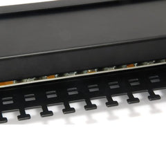 EQUIP - PATCH PANEL 24-PORTE CAT.6 SCHERMATO 1U 19", Nero