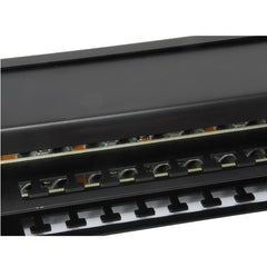 EQUIP - PATCH PANEL 48-PORTE CAT.6 SCHERMATO 19" 1U, Nero