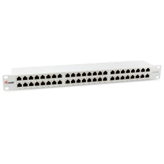 EQUIP - PATCH PANEL 48-PORTE CAT.6a SCHERMATO, 1U 19" - Grigio chiaro